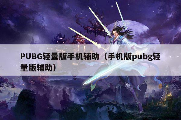 PUBG轻量版手机辅助