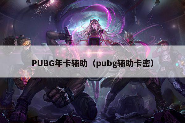 PUBG年卡辅助（pubg辅助卡密）