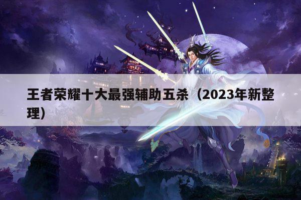 王者荣耀十大最强辅助五杀（2023年新整理）