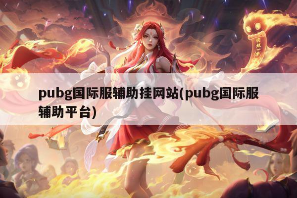 pubg国际服辅助挂网站