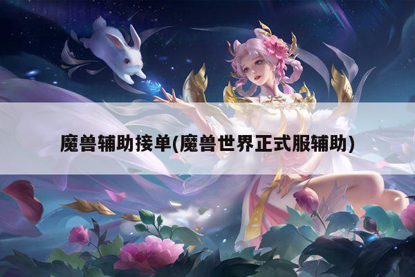 魔兽辅助接单(魔兽世界正式服辅助)