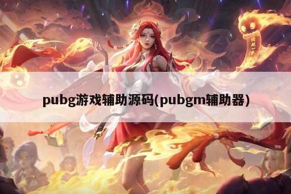 pubg游戏辅助源码(pubgm辅助器)