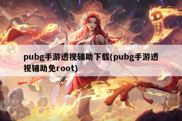 pubg手游透视辅助下载(pubg手游透视辅助免root)